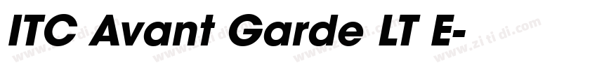 ITC Avant Garde LT E字体转换